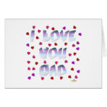 I Love You Dad Candy Card
