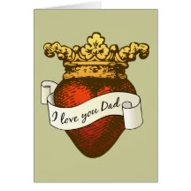 I Love You Dad Card