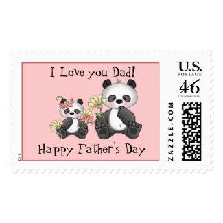 I Love you Dad! Happy Father's Day stamp
