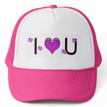 I Love You Designed Hat