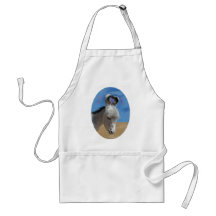 I Love You Donkey Apron
