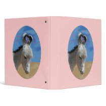 I Love You Donkey 3 Ring Binders