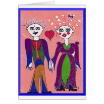 I love you Elf Couple cards