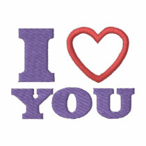 I Love You embroidered shirts by ZazzleEmbroidery I Love You embroidered shirts