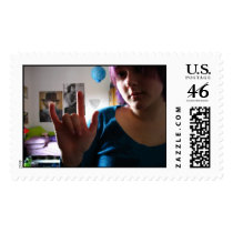 I love you - fight AIDS Postage