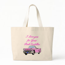 I Love You For Your Pink Cadillac Vintage 50s bags