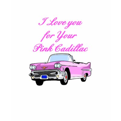 I Love You For Your Pink Cadillac Vintage 50s Tanktop by Topteevintage