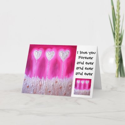 I love you Forever Card by jennyclaire_art. I love you forever.