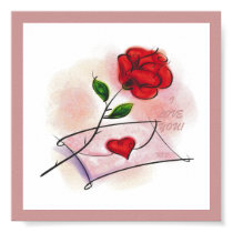 I LOVE YOU! Framed Print