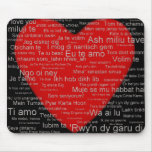 I Love You From Around The World  - mousepad
