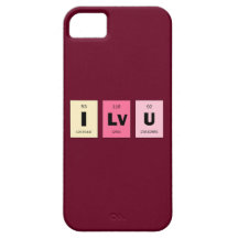 I Love You Geek Nerd Science iPhone 5 Case