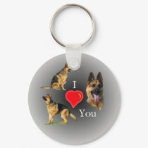 I Love You German Shepherd keychains by ameremortal I Love You German Shepherd keychains