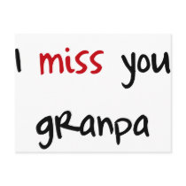 I Love You, Grandpa Postcard