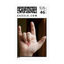 I Love You Heart Hand postage by SLGreetings I Love You Heart Hand postage