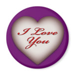 I Love You Heart Magnet