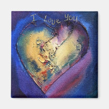 I Love You Heart Magnet