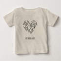I Love You Heart Onesie t-shirts