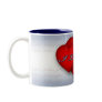 I Love You (hearts) Blue Coffee Mug
