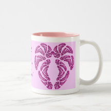 I Love You Hearts Mug