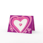 I Love You-Hearts-Valentine's Day Card