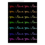 i love you i love you i love you card