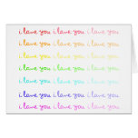 i love you i love you i love you card