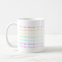 i love you i love you i love you mug