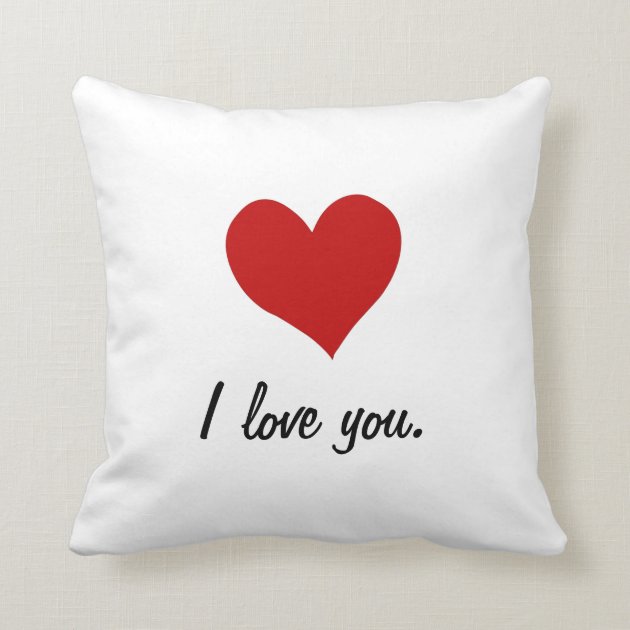 I Love You, I Love You More Throw Pillow