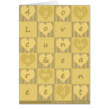 I love you, I need you, I want you Valentine Card