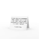 "I Love You" in Binary Code cards