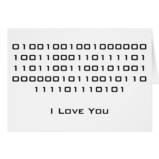 Binary Code For I Love You