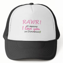 I love you in Dinosaur hats