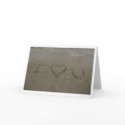 I love you in the sand cards