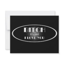 I Love You invitations