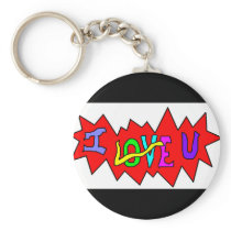 I Love You Key Chain