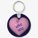 I Love You Keychain Keyring by SmilinEyesTreasures I Love You Keychain Keyring