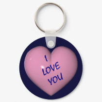 I Love You Keychain Keyring by SmilinEyesTreasures I Love You Keychain Keyring