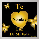 I Love You-Light Of My Life Poster[Spani-Customize