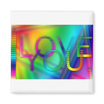 I Love You... magnets
