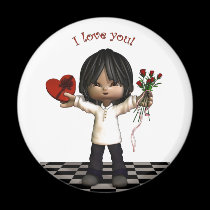 I Love You!  Magnet