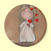 I LOVE YOU magnets