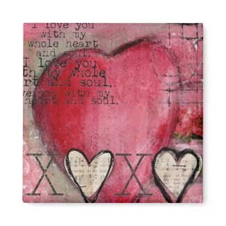 I love you magnet magnet