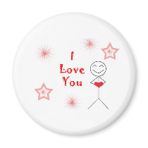 I Love You! magnets by Design09 I Love You! magnets