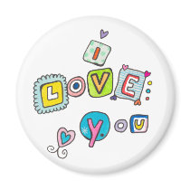 I Love You Magnet by ShouShou I Love You Magnet