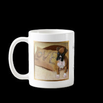 I Love You Mom Boxer puppy mug