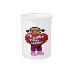 I Love You Mom Drink Pitchers