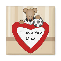I Love You Mom magnet by holiday_tshirts I Love You Mom magnet