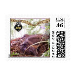 I love you mom postage stamp
