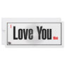 I love you mom personalized rack card
