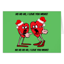 I love you more Christmas cards